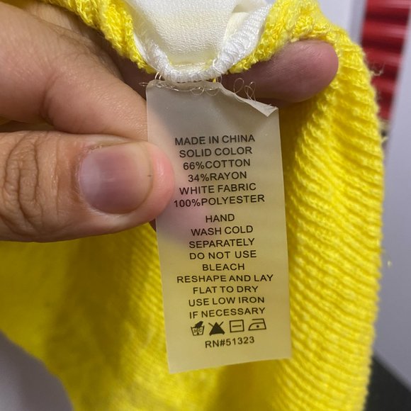 Turo By Vince Camuto Yellow Long Sleeve Size S - Picture 4 of 8